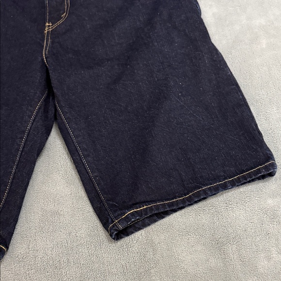Levi's Navy Blue Denim Cutoff Shorts with Back Pocket Stitching - Picture 9 of 9
